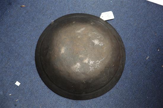 A Staffordshire slipware dish, c.1720-40, in the manner of Samuel Malkin (1668-1741) diameter 36cm (14.1in.)